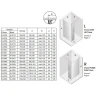 Душевая перегородка New Trendy New Soleo Chrome 80 K-0341 профиль Хром стекло прозрачное
