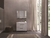 Тумба с раковиной Parly Spa Gill 70 Gill70 10158 Цементно-серая
