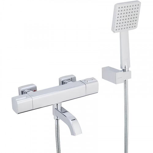 Смеситель для ванны Gappo G3291 с термостатом Хром латунь на стену