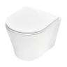 Унитаз с инсталляцией Tece Spring base K401111WCK цвет Белый с сиденьем Микролифт и клавишей смыва цвет Хром глянцевый