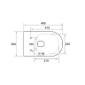 Унитаз с инсталляцией Tece Spring base K401111WCK цвет Белый с сиденьем Микролифт и клавишей смыва цвет Хром глянцевый