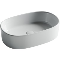Раковина-чаша Ceramicanova Element 56 CN6075 Белая фарфор накладная