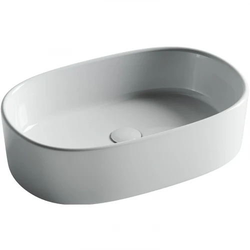 Раковина-чаша Ceramicanova Element 56 CN6075 Белая фарфор накладная