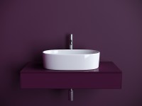 Раковина-чаша Ceramicanova Element 56 CN6075 Белая фарфор накладная