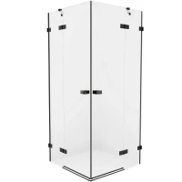 Душевой уголок New Trendy Avexa Black 120x80 EXK-1620 профиль Черный стекло прозрачное