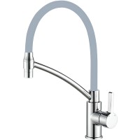 Смеситель для кухни Haiba HB73643-3 Хром Серый латунь