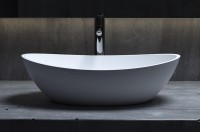 Раковина-чаша Salini Noemi 56 103 1101203SM Белая матовая искусственный камень (литьевой мрамор) накладная