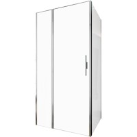 Душевая стенка Allen Brau Priority 80 3.31040.00 профиль Хром стекло прозрачное