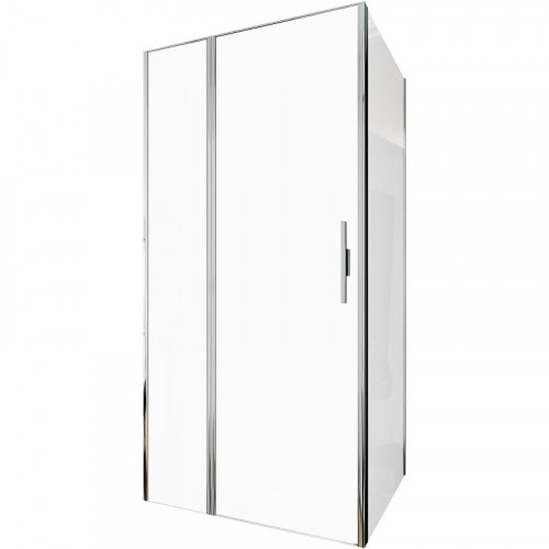 Душевая стенка Allen Brau Priority 80 3.31040.00 профиль Хром стекло прозрачное