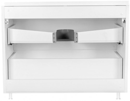 Тумба под раковину Style Line Атлантика Люкс Plus 100 СС-00000692 Белая МДФ / ЛДСП