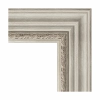 Зеркало Evoform Exclusive 166х76 BY 1307 с фацетом в багетной раме - Римское серебро 88 мм стекло