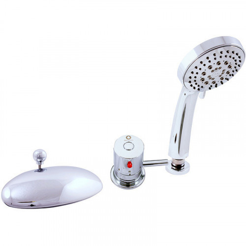 Смеситель на борт ванны Rav Slezak Dunaj Termostat DT270.5S с термостатом Хром латунь