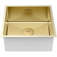Кухонная мойка Paulmark Next 44 Uni PM214444-LG Светлое золото нержавеющая сталь встраиваемый