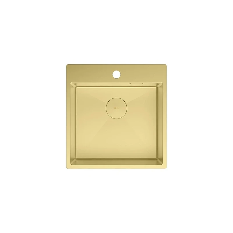 Кухонная мойка Lemark Janga 490 9938106 цвет Светлое золото