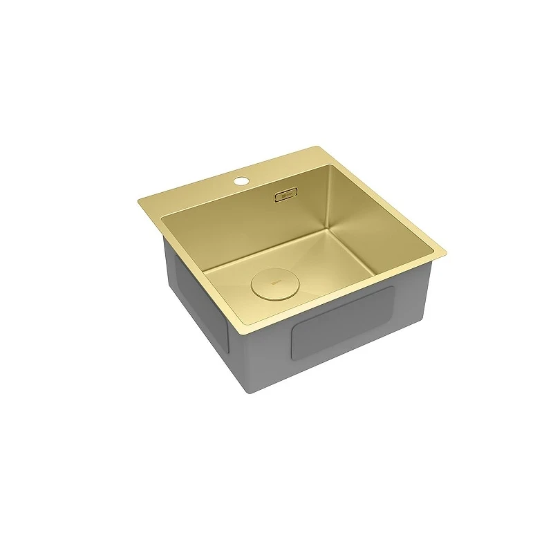 Кухонная мойка Lemark Janga 490 9938106 цвет Светлое золото