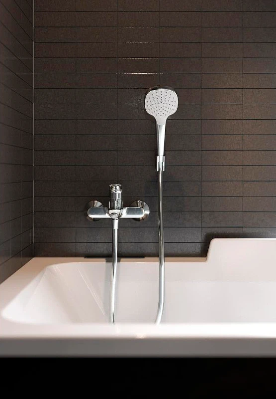 Смеситель для ванны Hansgrohe Logis 71400000 Хром латунь на стену