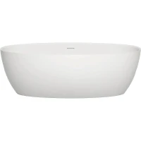 Ванна из искусственного камня Salini Alda 160х70 101914G Белая глянцевая