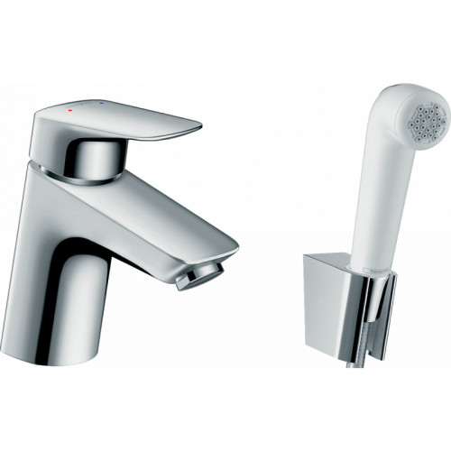 Смеситель для раковины Hansgrohe Logis 71290000 с гигиеническим душем Хром латунь