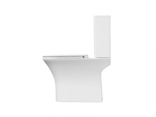Унитаз компакт Aquatek Optima T Square AQ4421-00 цвет Белый с бачком и сиденьем Микролифт