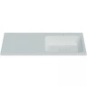 Раковина Madera Kamilla 130 R 4627173210584 с местом под стиральную машину Белая