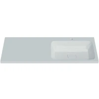 Раковина Madera Kamilla 130 R 4627173210584 с местом под стиральную машину Белая