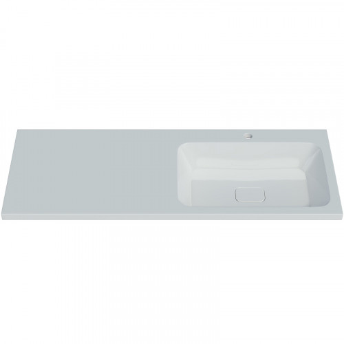 Раковина Madera Kamilla 130 R 4627173210584 с местом под стиральную машину Белая