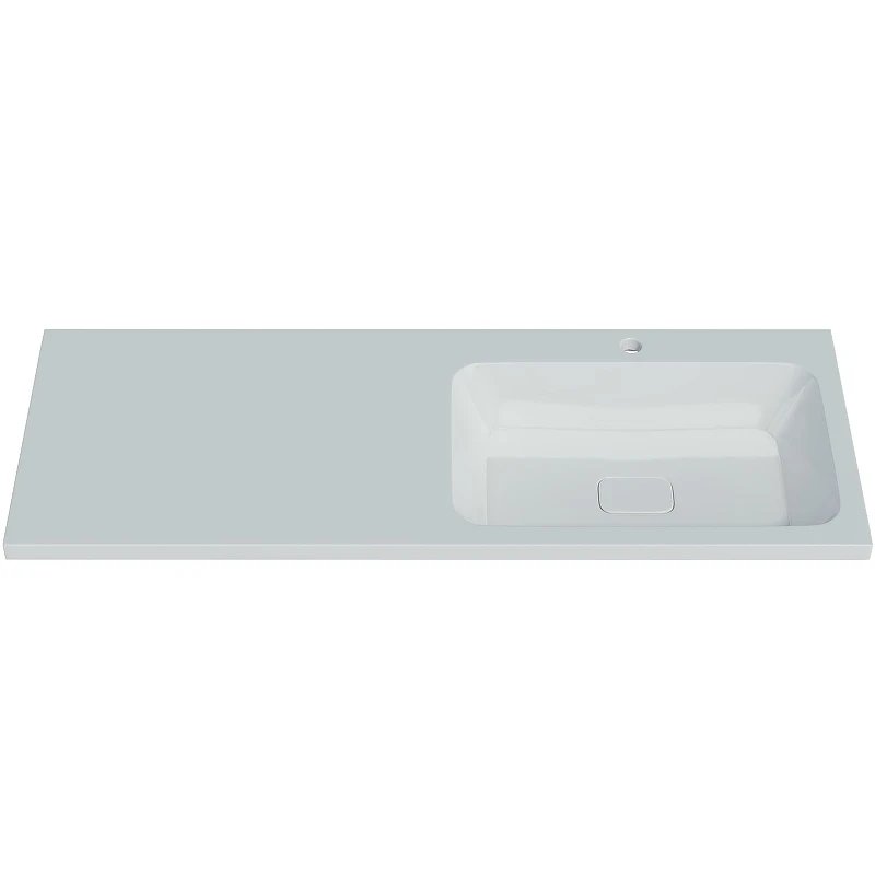 Раковина Madera Kamilla 130 R 4627173210584 с местом под стиральную машину Белая