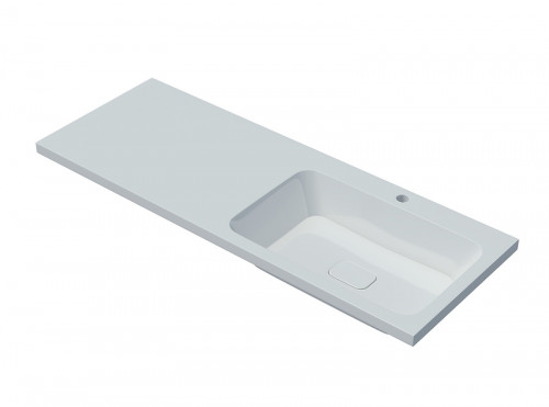 Раковина Madera Kamilla 130 R 4627173210584 с местом под стиральную машину Белая