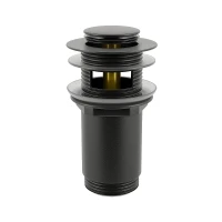 Донный клапан Wellsee Drainage System 182130000 click-clack цвет Черный матовый