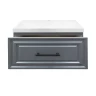 Тумба с раковиной Azario Laura 70 CS00104008 подвесная цвет Серый матовый