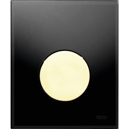 Кнопка смыва для инсталляции Tece Loop Urinal Glass 9242658 Черная Золото