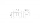 Крючок Wonzon & Woghand Graffity WW-9315-BGM цвет Темный графит