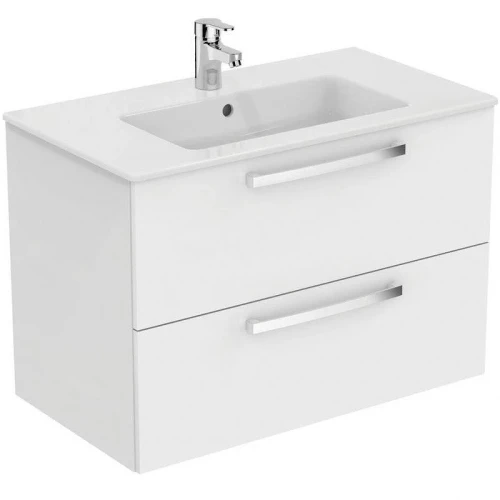 Тумба под раковину Ideal Standard Tempo 80 E3242WG подвесная Белая глянцевая
