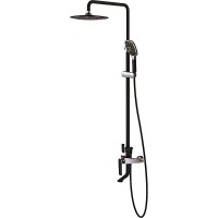 Душевая система Rose R13H R1336H Черная матовая