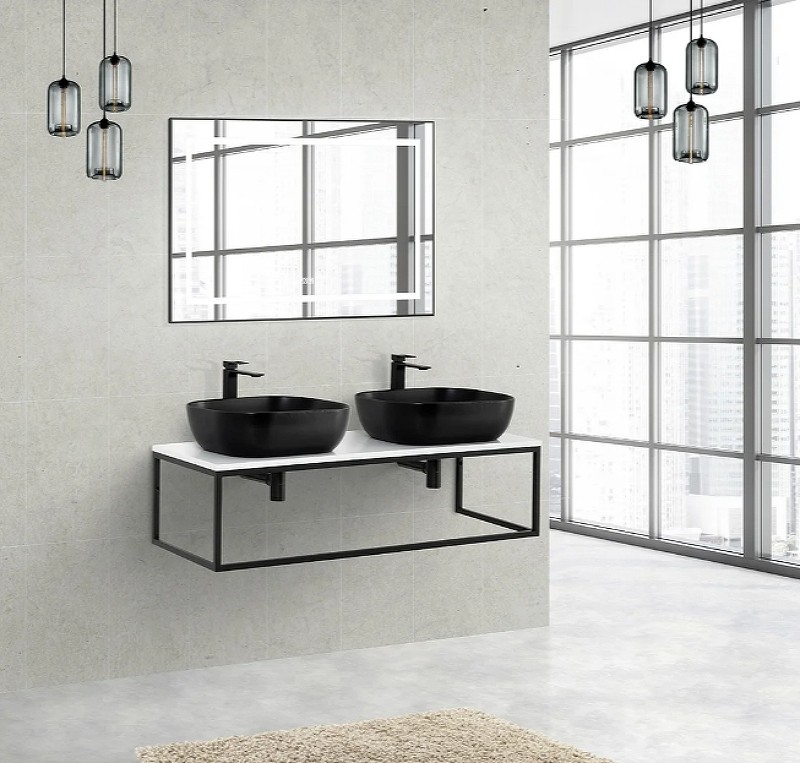 Столешница под раковину BelBagno 120 EK-120-2-BO Bianco Opaco