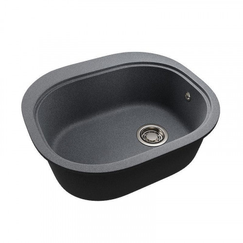 Кухонная мойка Emar Quartz 57 EMQ-1570.C цвет Антрацит