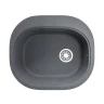 Кухонная мойка Emar Quartz 57 EMQ-1570.C цвет Антрацит