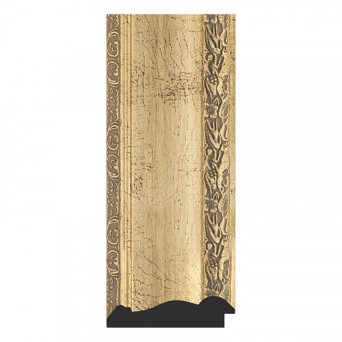 Зеркало Evoform Exclusive 162х72 BY 3584 с фацетом в багетной раме - Состаренное серебро с орнаментом 120 мм стекло