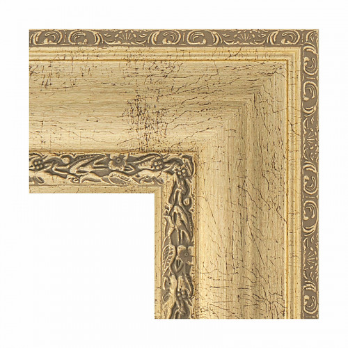 Зеркало Evoform Exclusive 162х72 BY 3584 с фацетом в багетной раме - Состаренное серебро с орнаментом 120 мм стекло