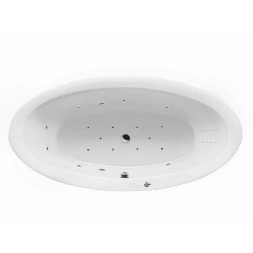 Акриловая ванна Excellent Lumina 190x95 WAEX.LUM19.ULTRANANO.CR цвет Белый с гидромассажем форсунки Хром