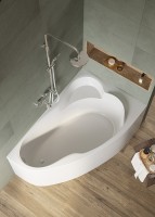 Акриловая ванна Creto Glaze 140х90 R 16-14090R без гидромассажа