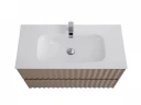 Тумба под раковину Art&Max Elegant 80 AM-ELEGANT-800-2C-SO-CM-LED подвесная цвет Капучино матовый