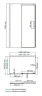 Душевой уголок WasserKRAFT Dinkel 140x80 58R35 профиль Хром стекло прозрачное