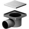 Душевой трап AM.PM PrimeFlow 10 W02BD-P11-010-01SB с решеткой Хром матовый Cut Gradient