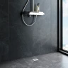 Душевой трап AM.PM PrimeFlow 10 W02BD-P11-010-01SB с решеткой Хром матовый Cut Gradient