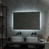Зеркало Art&Max Sorrento 120 AM-Sor-1200-700-DS-F с подсветкой с бесконтактным выключателем