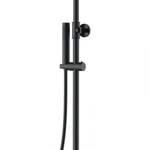 Душевая система Boheme Stick 128-BB Черная матовая латунь на стену