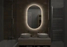 Зеркало Континент Fleur 700x1200 ЗЛП628 с подсветкой с бесконтактным выключателем стекло