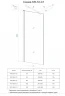Душевая перегородка Veconi Korato KR-72 80 KR72-80-01-C7 профиль Хром стекло прозрачное