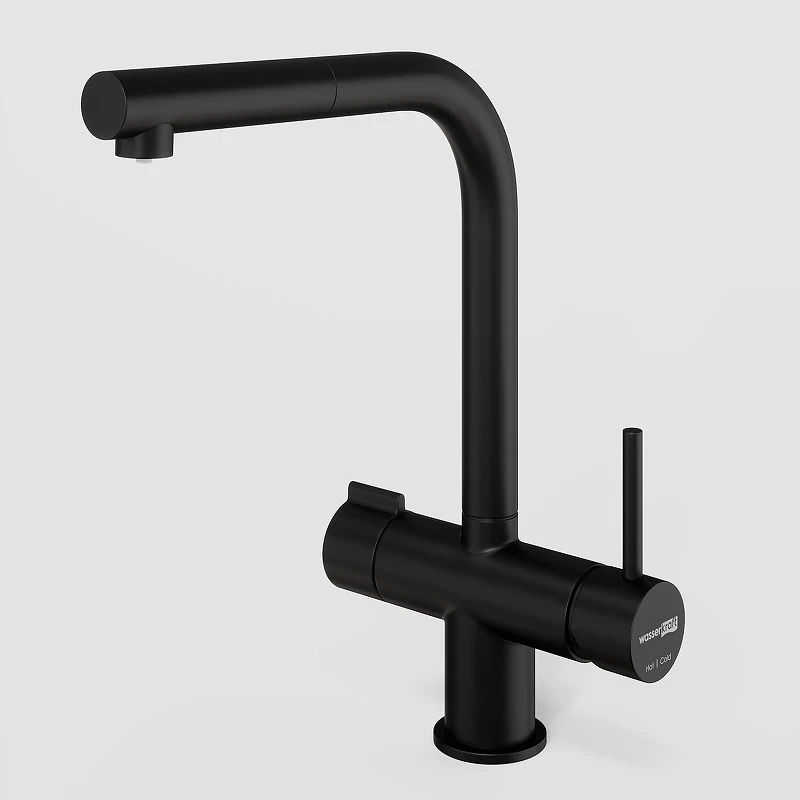 Смеситель для кухни WasserKRAFT A8967 цвет Черный